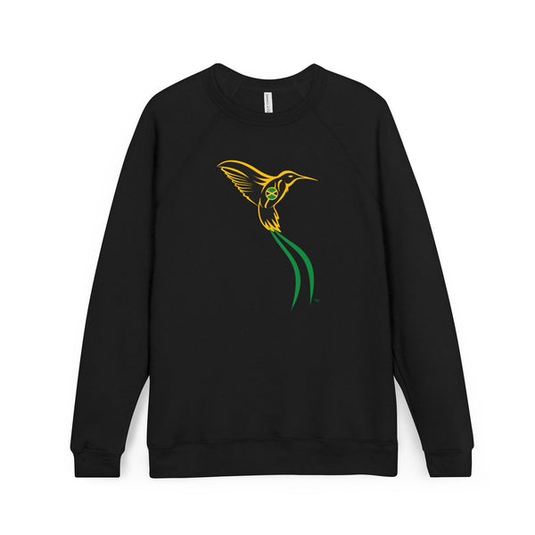The Doctor Bird - Jamaica - Unisex Sponge Fleece Raglan Sweatshirt
