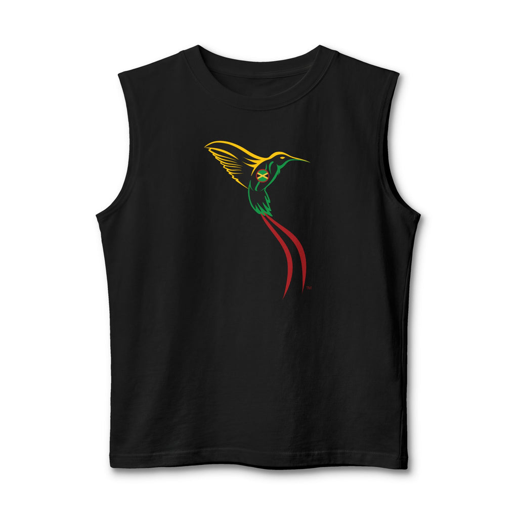 The Doctor Bird - Jamaica - Rasta - Unisex Jersey Muscle Tank Top