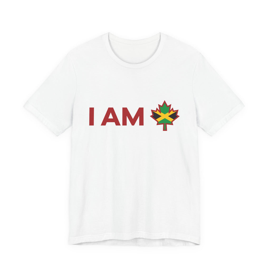 I Am Canada - Jamaica Rasta Canada - Canadian Maple Leaf with Jamaica Rasta Flag, Canadian Gift T-Shirt, Jamaica Rasta Present, National Flag Tee Shirt - Inspired X
