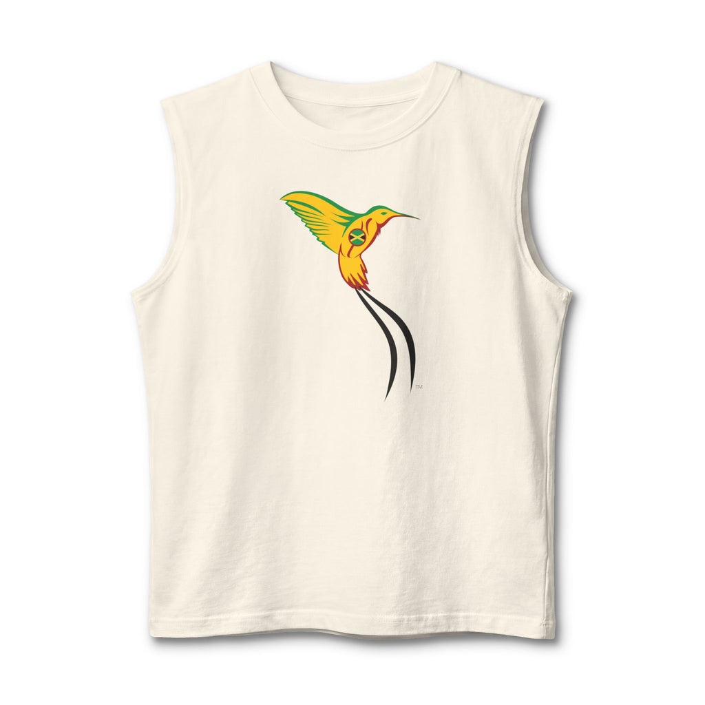 The Doctor Bird - Jamaica - Rasta - Unisex Jersey Muscle Tank Top