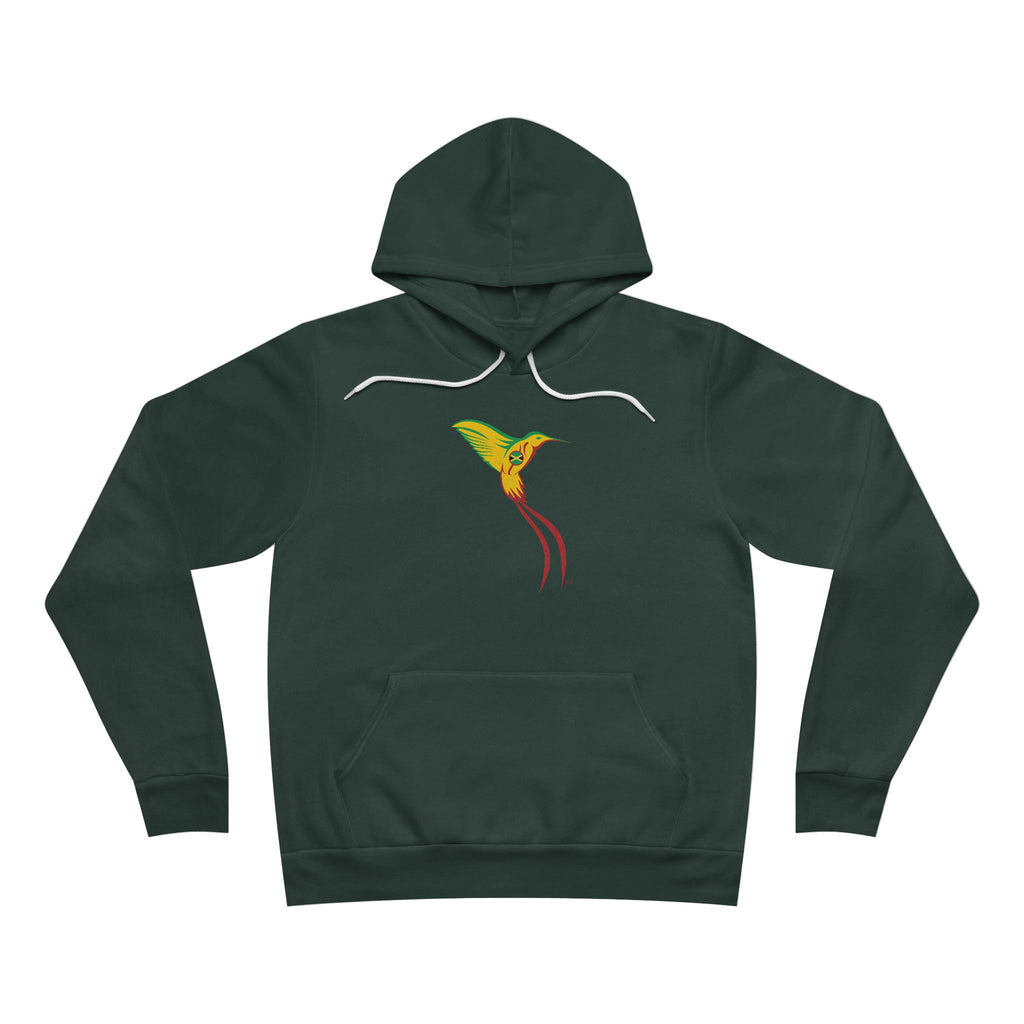 The Doctor Bird - Rasta - Unisex Sponge Fleece Pullover Hoodie