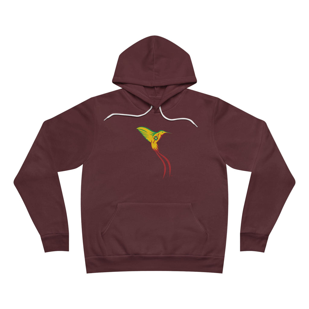 The Doctor Bird - Rasta - Unisex Sponge Fleece Pullover Hoodie