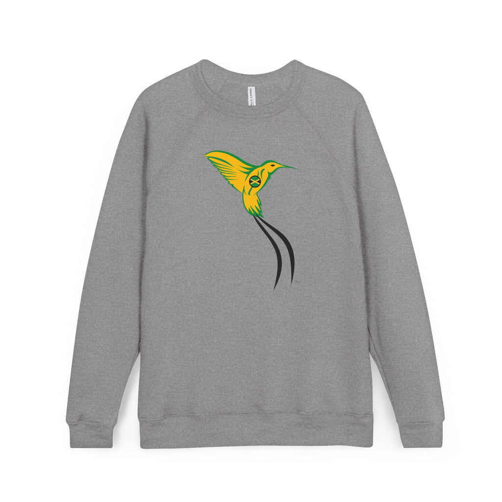 The Doctor Bird - Jamaica - Unisex Sponge Fleece Raglan Sweatshirt