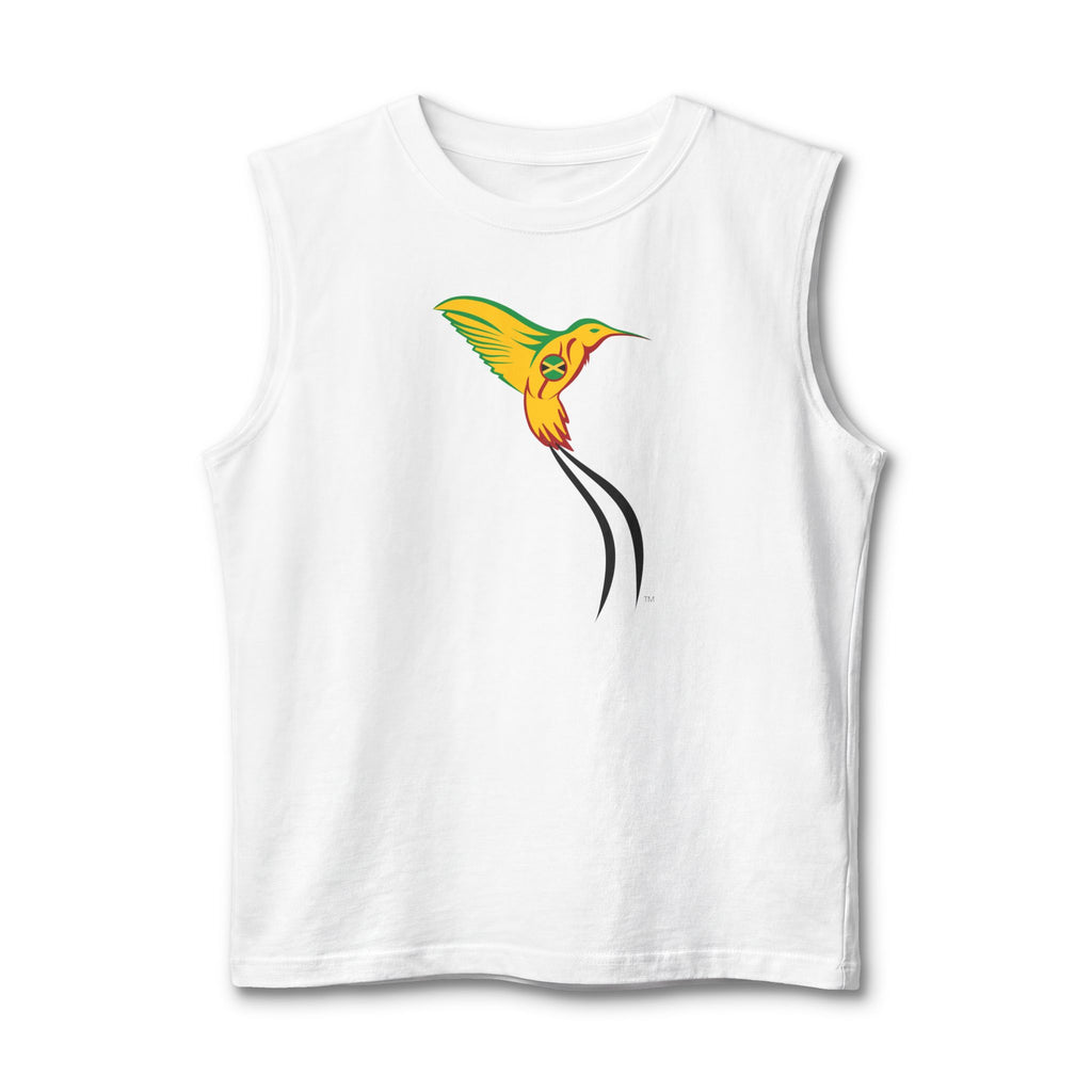 The Doctor Bird - Jamaica - Rasta - Unisex Jersey Muscle Tank Top