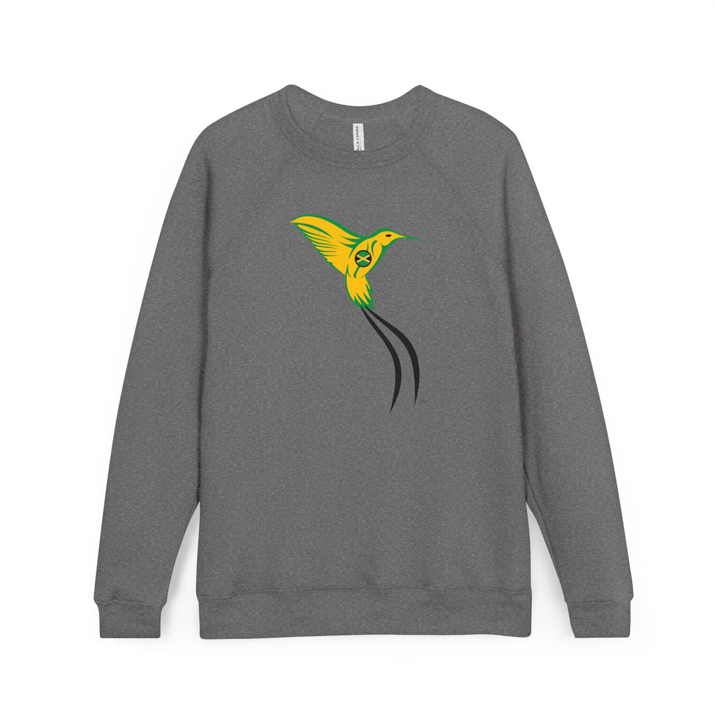 The Doctor Bird - Jamaica - Unisex Sponge Fleece Raglan Sweatshirt