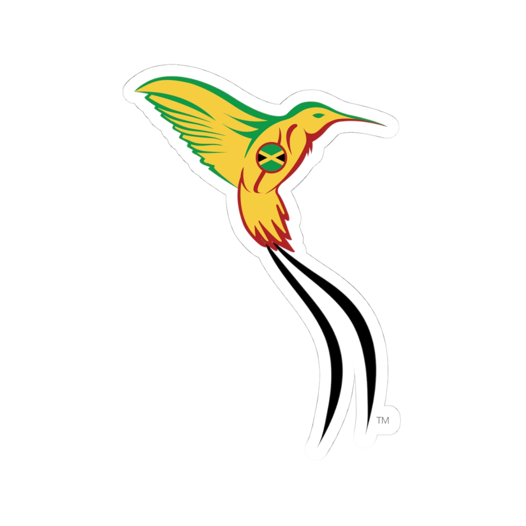 The Doctor Bird - Jamaica- Rasta Edition - Kiss-Cut Stickers