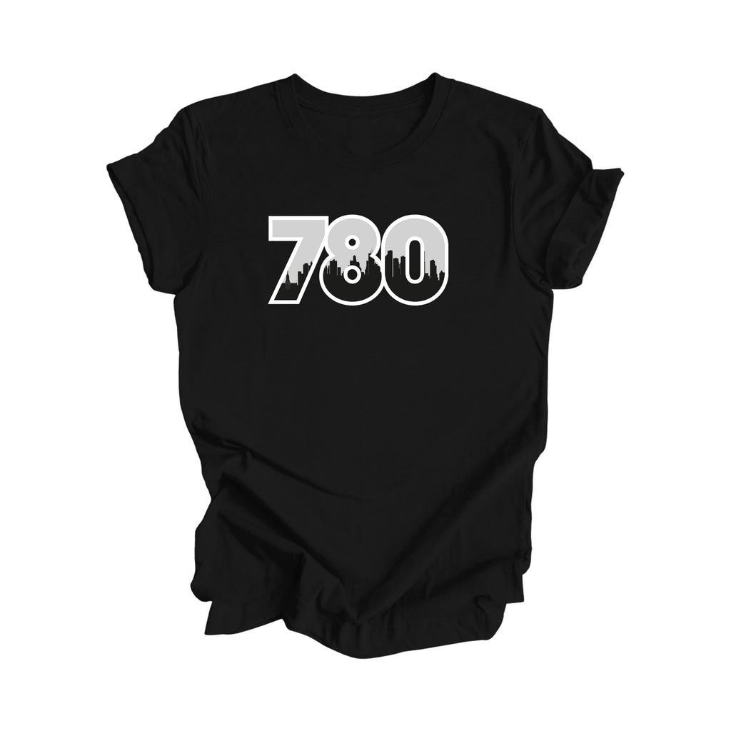 780 Edmonton Alberta Canada Area Code City Skyline Gift - Unisex T-Shirt - Inspired X