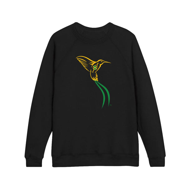 The Doctor Bird - Jamaica - Unisex Sponge Fleece Raglan Sweatshirt