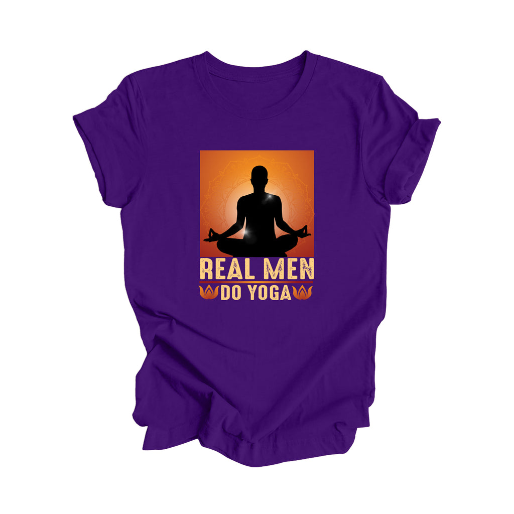 Real Men Do Yoga - Yoga Gift, Meditation Shirt, Yoga T-shirt, Yoga Lover Gift, Yoga Teacher Shirt, Wellness Shirt, Self Care Shirt - Inspired X