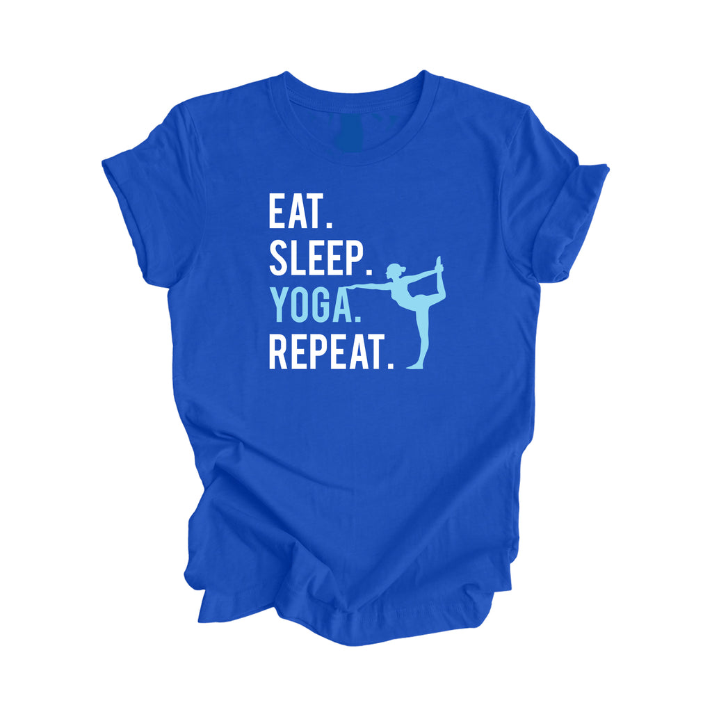 Eat Sleep Yoga Repeat - Yoga Gift, Meditation Shirt, Yoga T-shirt, Yoga Lover Gift,  Yoga Teacher Shirt, Wellness Shirt, Self Care Shirt - Inspired X