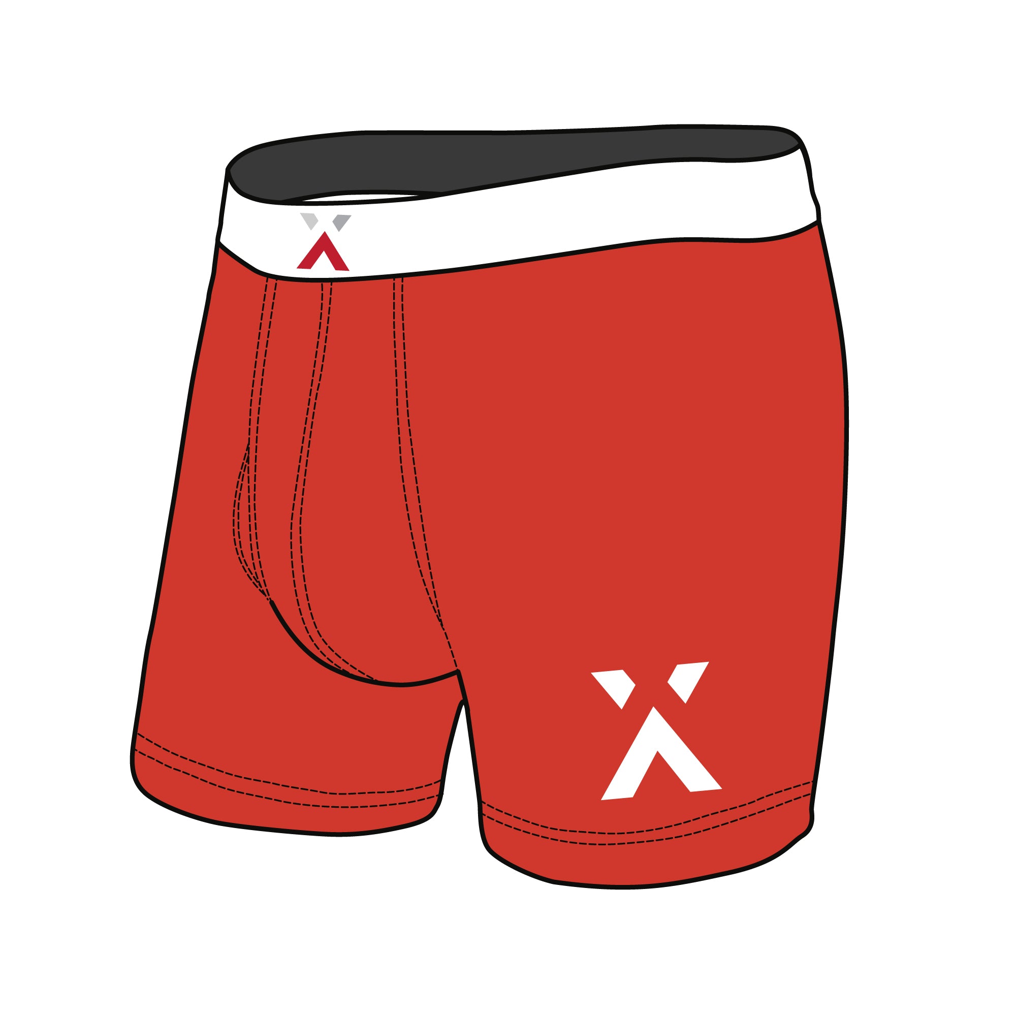 Simple Boxer Dxf Boxer Briefs - Mockup and Template - 6 Angles, Layered, Detailed and E ...