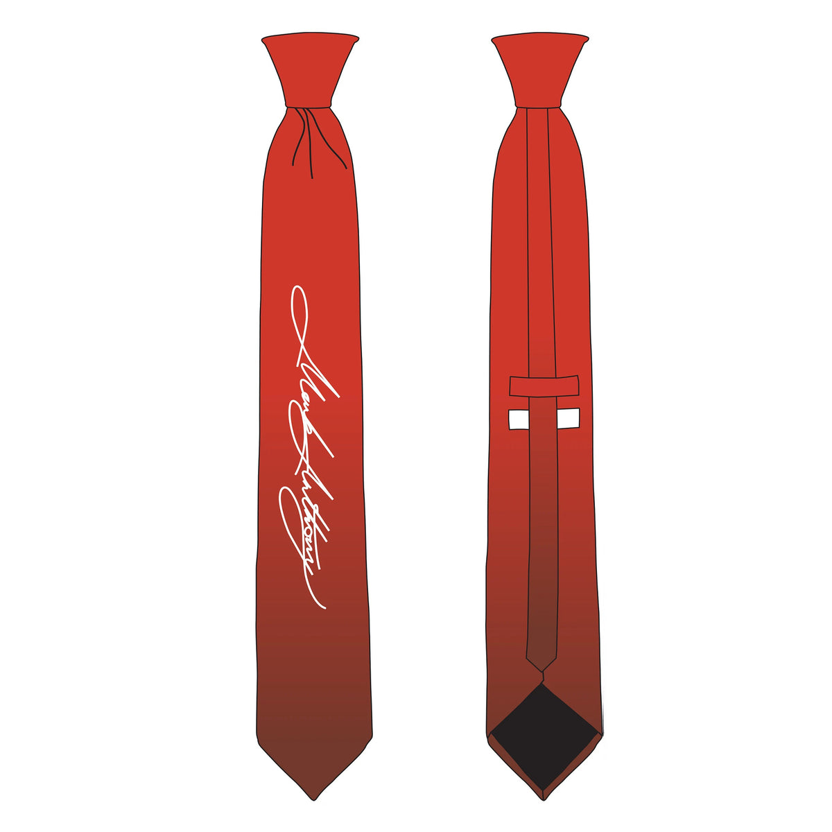 Skinny Necktie - Mockup and Template - 2 Angles, 1 Style, Layered, Det ...