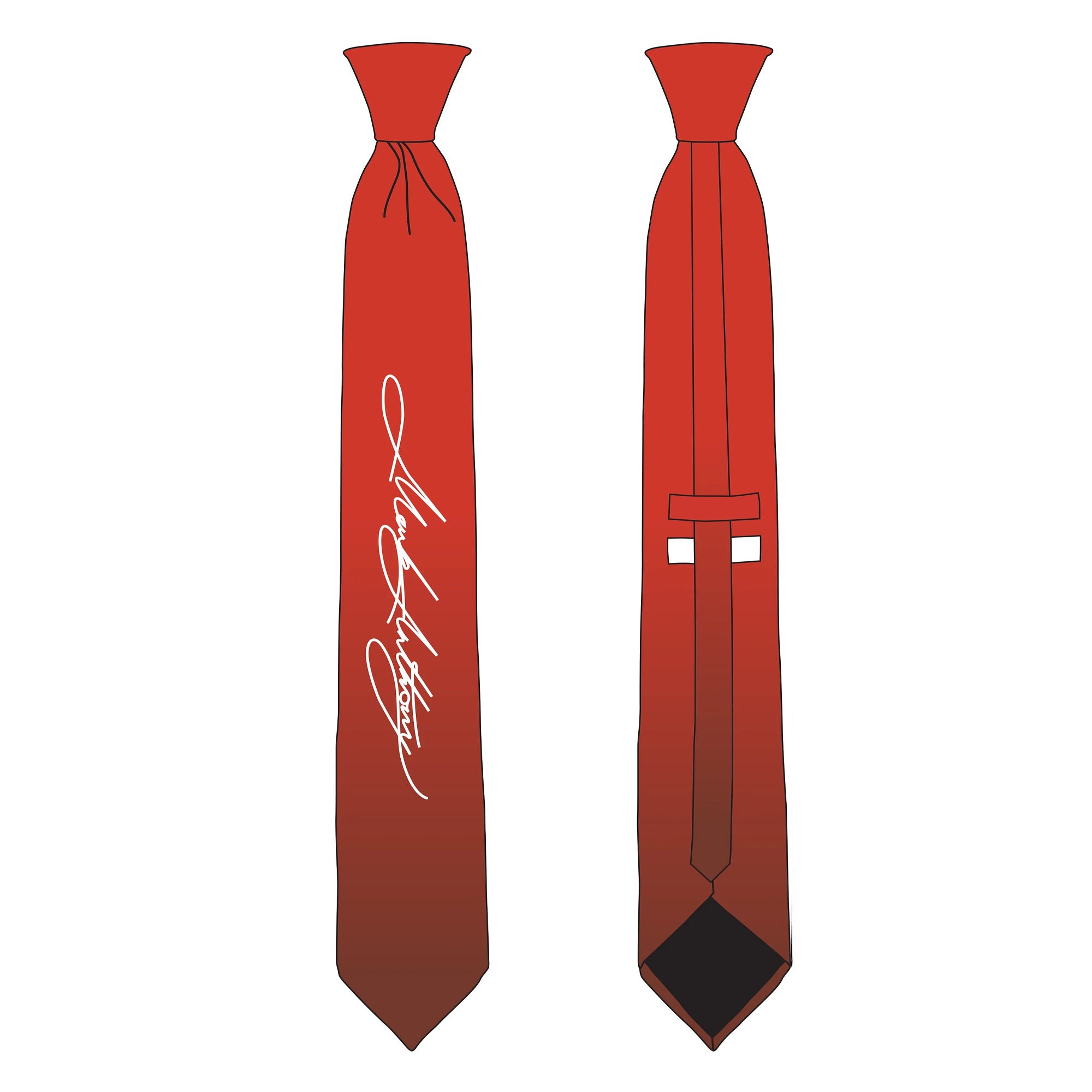 Skinny Necktie - Mockup and Template - 2 Angles, 1 Style, Layered, Det ...