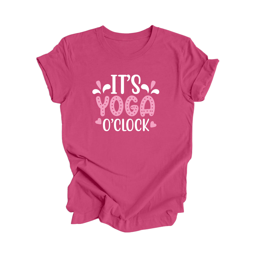 It's Yoga O'clock - Unisex Jersey Short Sleeve Tee