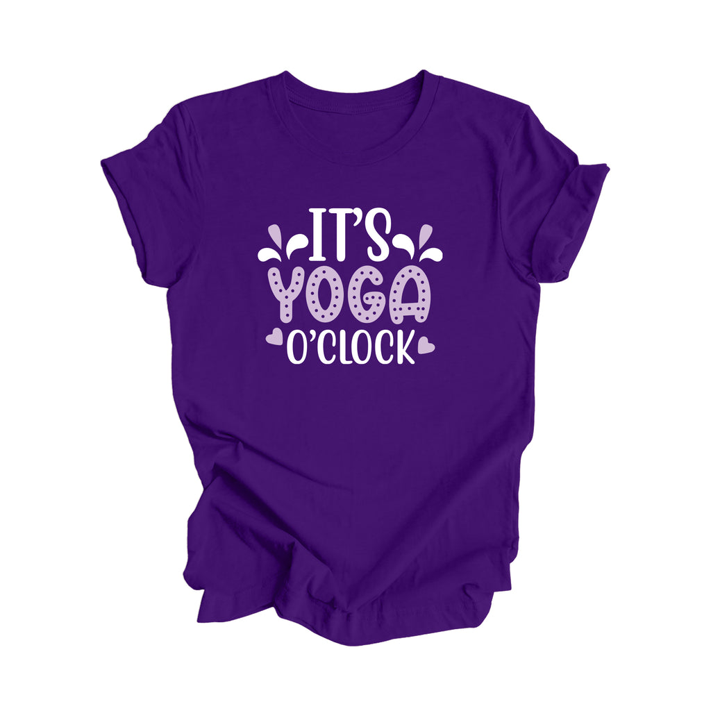 It's Yoga O'clock - Unisex Jersey Short Sleeve Tee