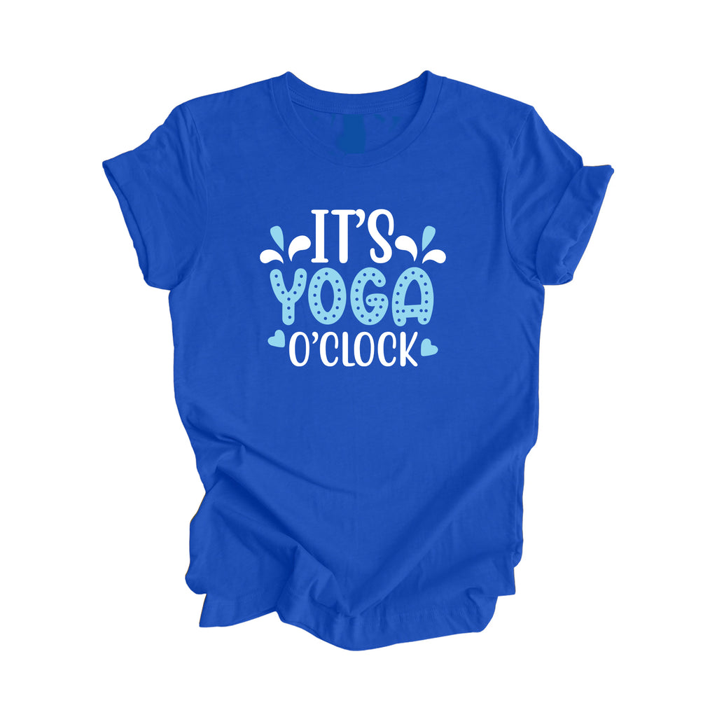 It's Yoga O'clock - Unisex Jersey Short Sleeve Tee