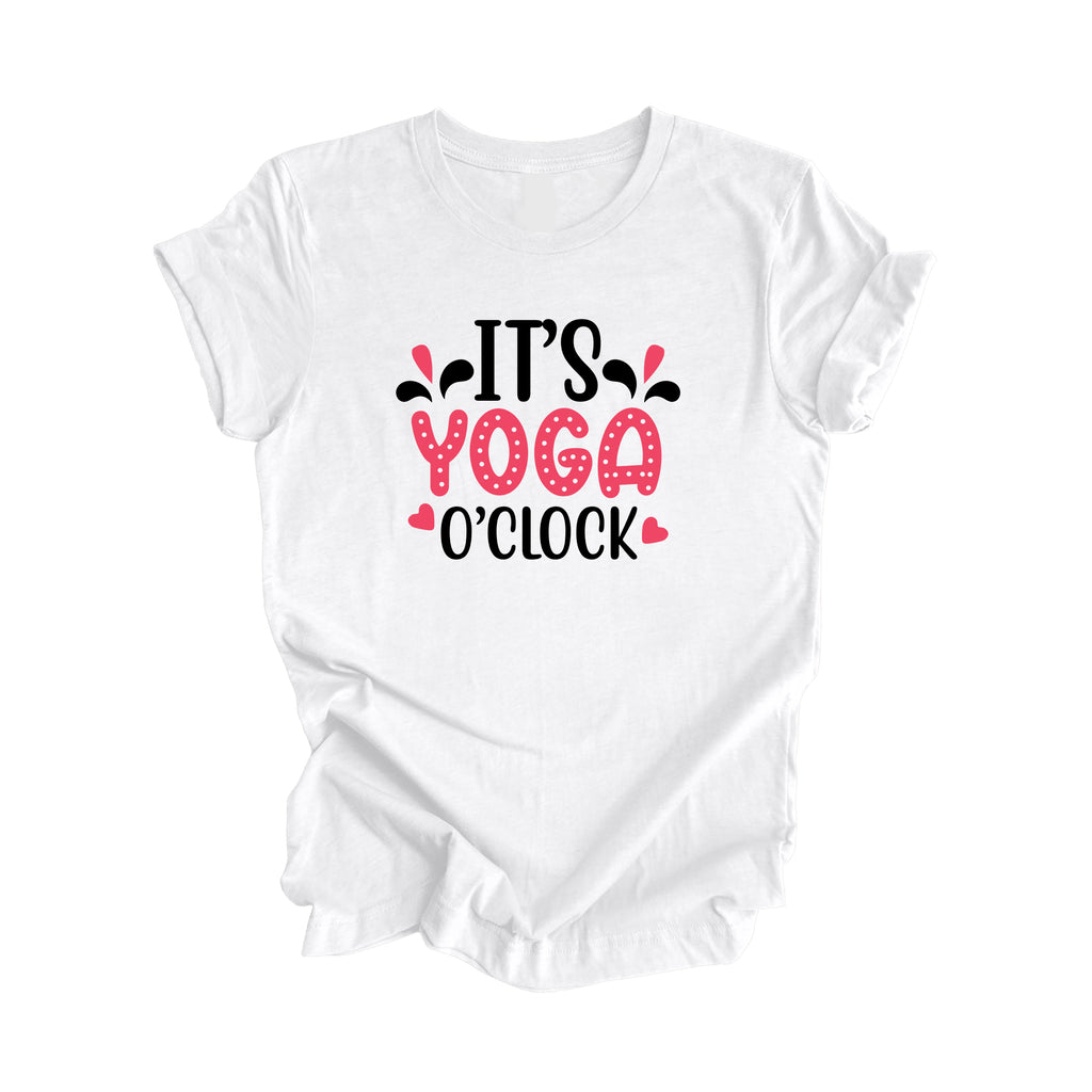 It's Yoga O'clock - Unisex Jersey Short Sleeve Tee