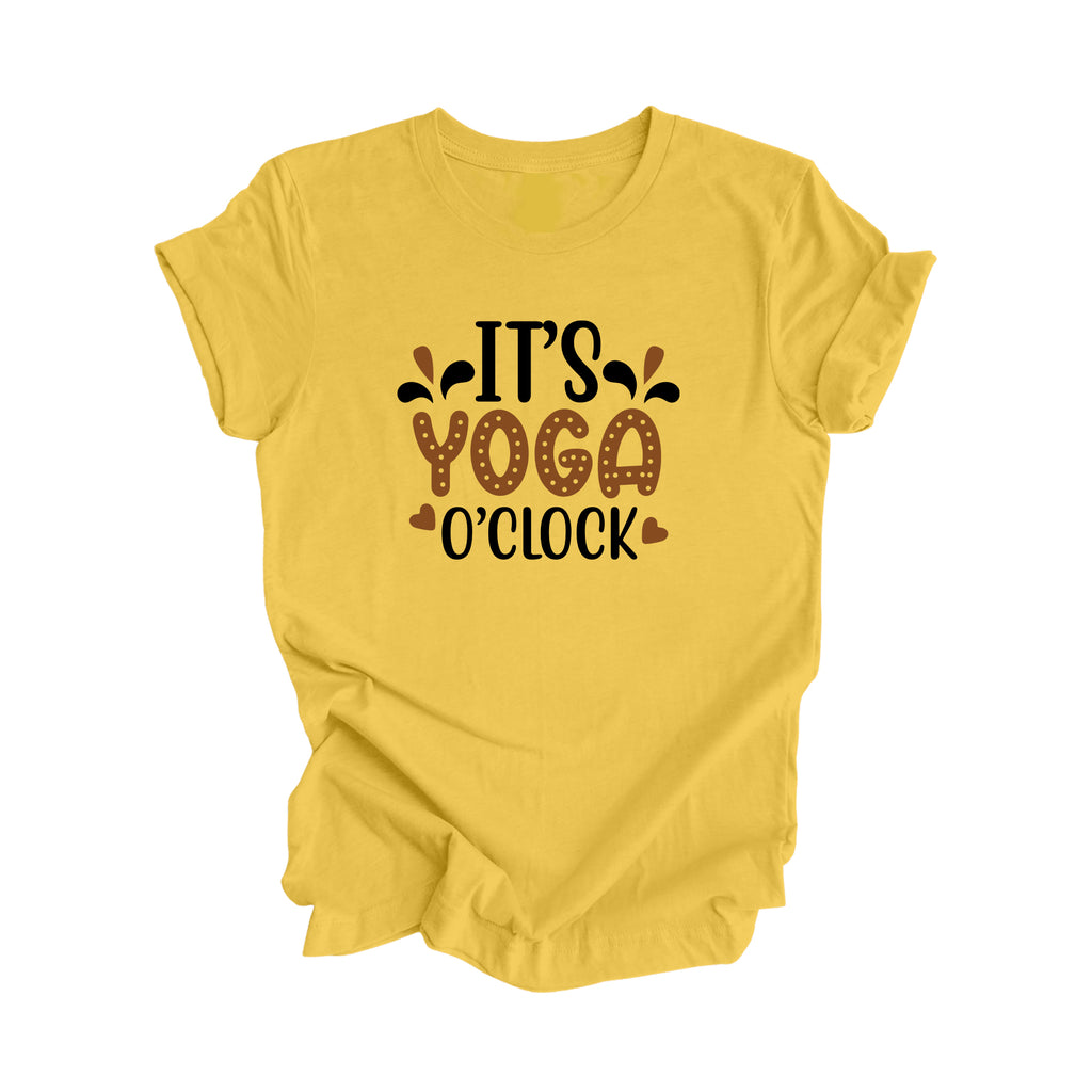 It's Yoga O'clock - Unisex Jersey Short Sleeve Tee