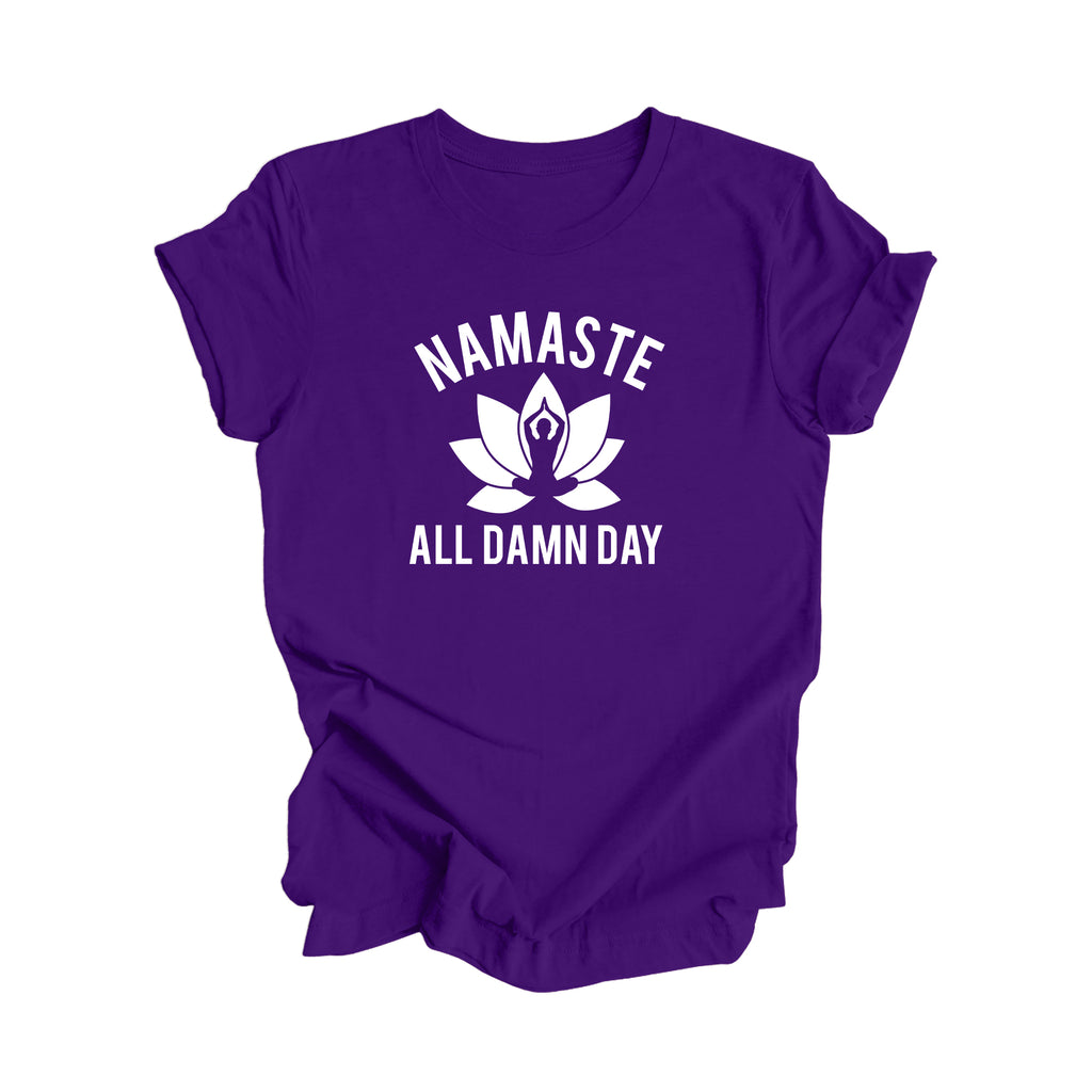 Yoga every damn day shirt 2025