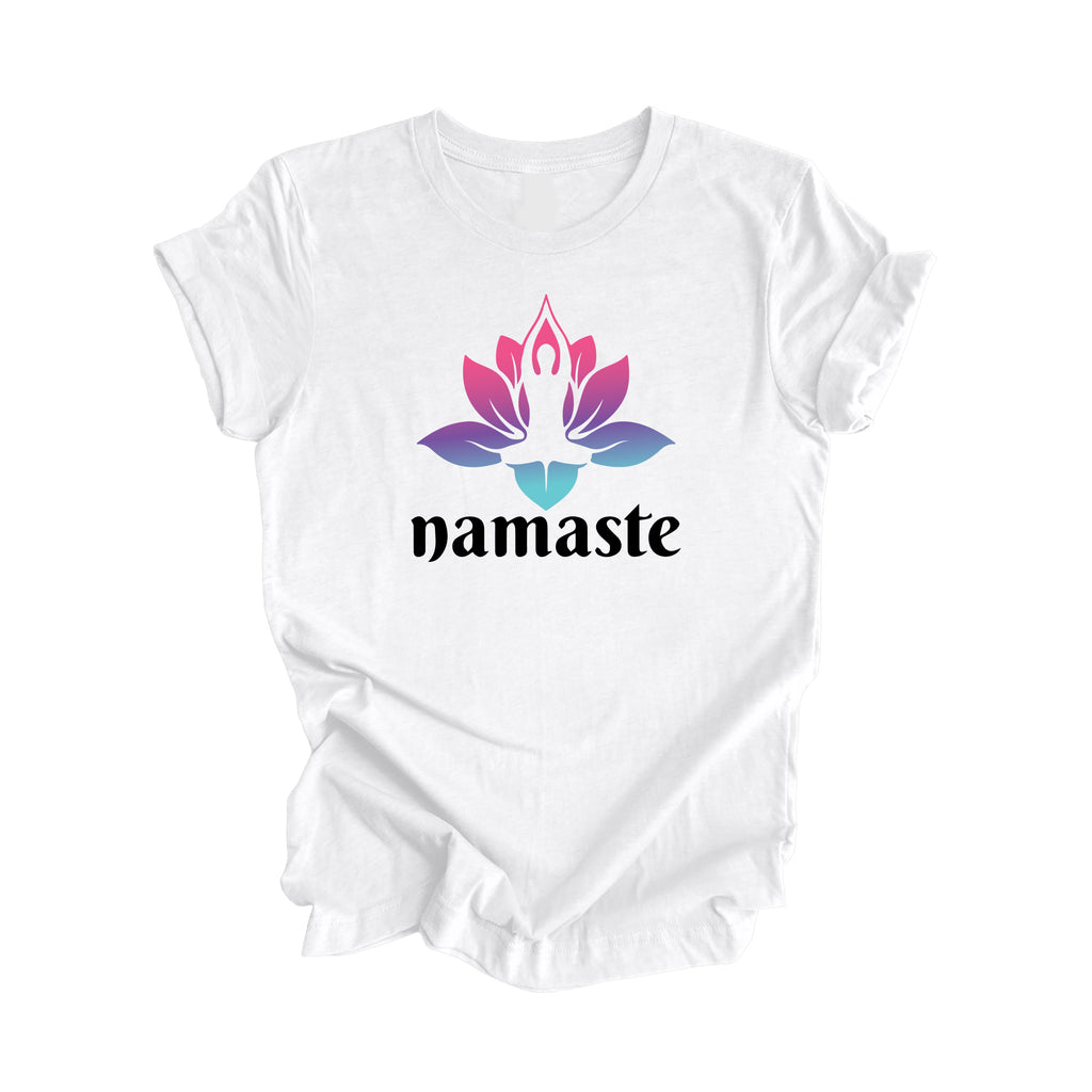 Namaste - Yoga Gift, Meditation Shirt, Yoga T-shirt, Yoga Lover Gift, Yoga Teacher Shirt, Wellness Shirt, Self Care Shirt - Inspired X