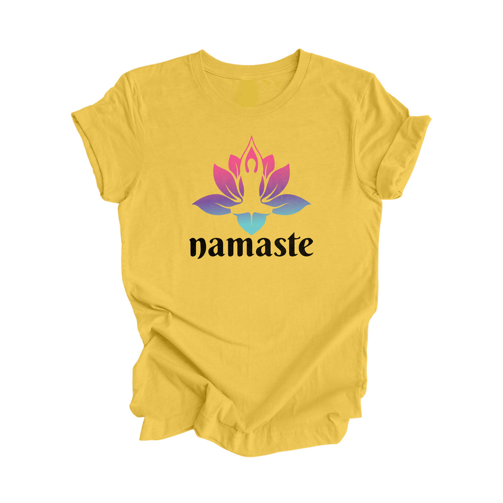 Namaste - Yoga Gift, Meditation Shirt, Yoga T-shirt, Yoga Lover Gift, Yoga Teacher Shirt, Wellness Shirt, Self Care Shirt - Inspired X