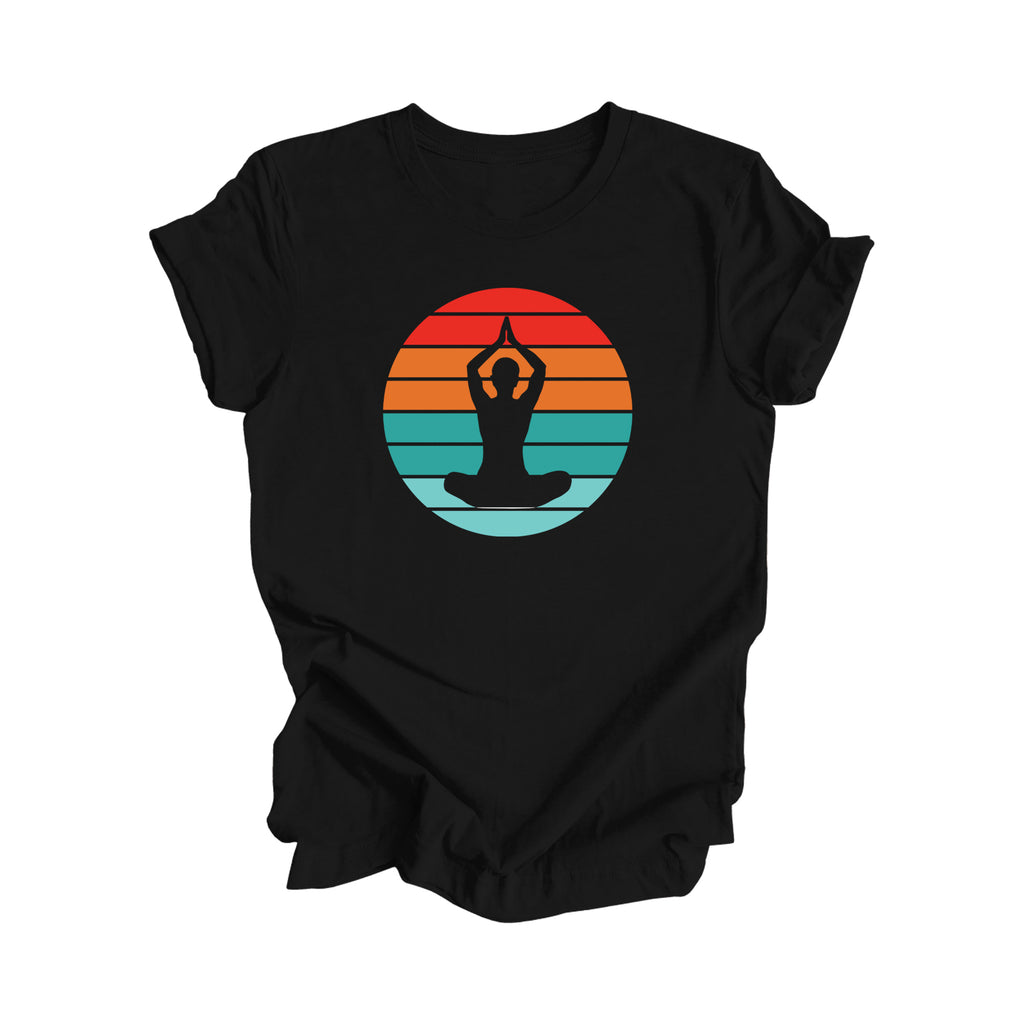 Retro Yoga - Yoga Gift, Meditation Shirt, Yoga T-shirt, Yoga Lover Gift, Yoga Teacher Shirt, Wellness Shirt, Self Care Shirt - Inspired X