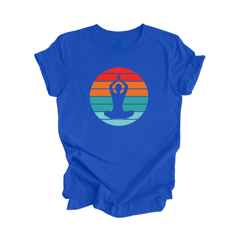 Retro Yoga - Yoga Gift, Meditation Shirt, Yoga T-shirt, Yoga Lover Gift, Yoga Teacher Shirt, Wellness Shirt, Self Care Shirt - Inspired X