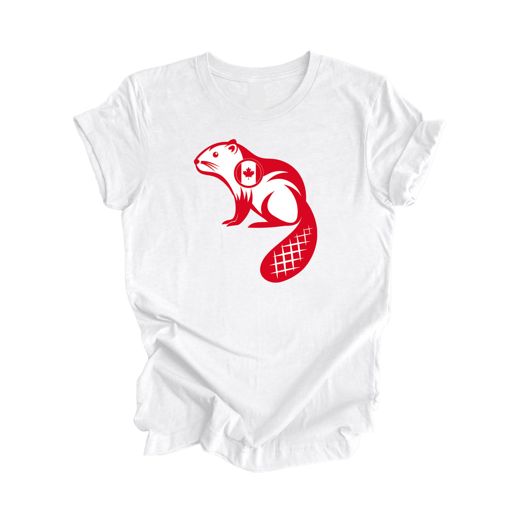 The Beaver Canada - Canadian Gift T-Shirt, Canada Present, National Symbol Tee Shirt, Canada Shirt, Area Code Shirt, Ottawa Shirt, Canada Tee - Inspired X