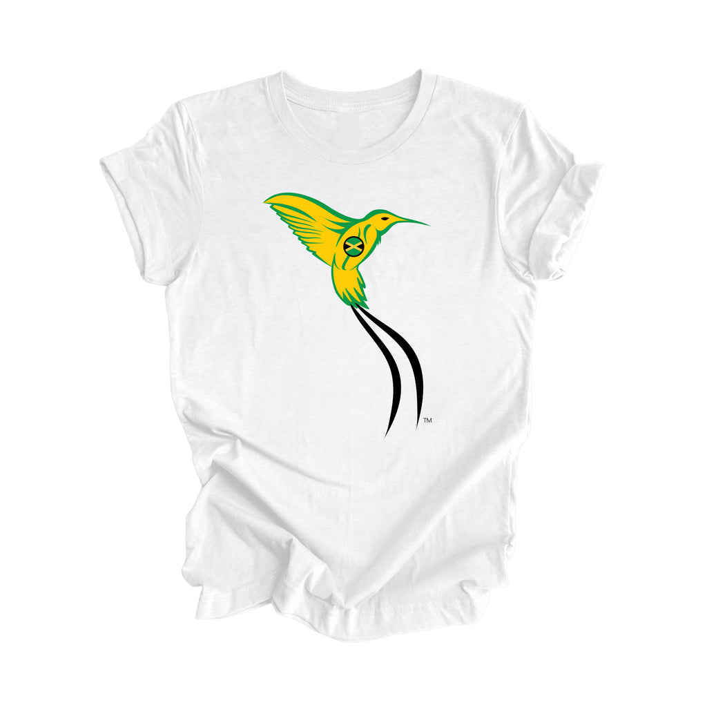 The Doctor Bird Jamaica - Yardie, Hummingbird, Jamaican Gift T-Shirt, Jamaica Present, National Symbol Tee Shirt, Carribean Shirt, 876 Area Code Shirt, Kingston Shirt, West Indies Tee - Inspired X