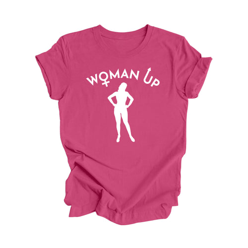Woman Up - Mom Gift, Mom Shirt, Funny Mom Shirt, Mama Shirt, Mother's Day Gift, Mother T-Shirt, Motivational Shirt, Feminist Shirt, Ladies Shirt, Girl Power, Super Mom - Inspired X