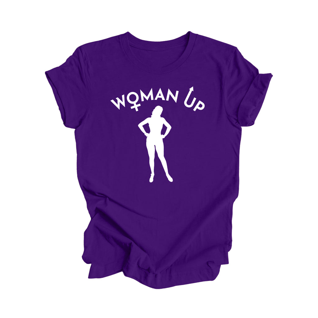 Woman Up - Mom Gift, Mom Shirt, Funny Mom Shirt, Mama Shirt, Mother's Day Gift, Mother T-Shirt, Motivational Shirt, Feminist Shirt, Ladies Shirt, Girl Power, Super Mom - Inspired X