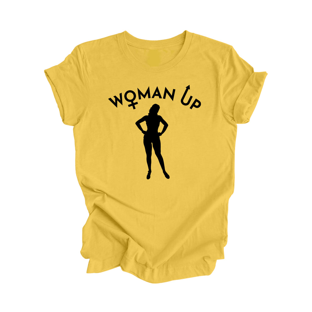 Woman Up - Mom Gift, Mom Shirt, Funny Mom Shirt, Mama Shirt, Mother's Day Gift, Mother T-Shirt, Motivational Shirt, Feminist Shirt, Ladies Shirt, Girl Power, Super Mom - Inspired X