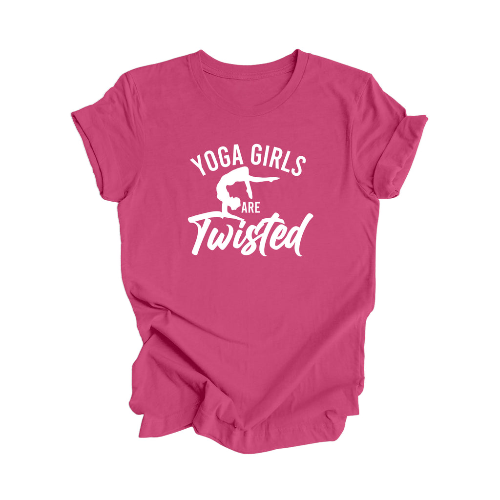 Yoga Girls Are Twisted - Yoga Gift, Meditation Shirt, Yoga T-shirt, Yoga Lover Gift, Yoga Teacher Shirt, Wellness Shirt, Self Care Shirt - Inspired X