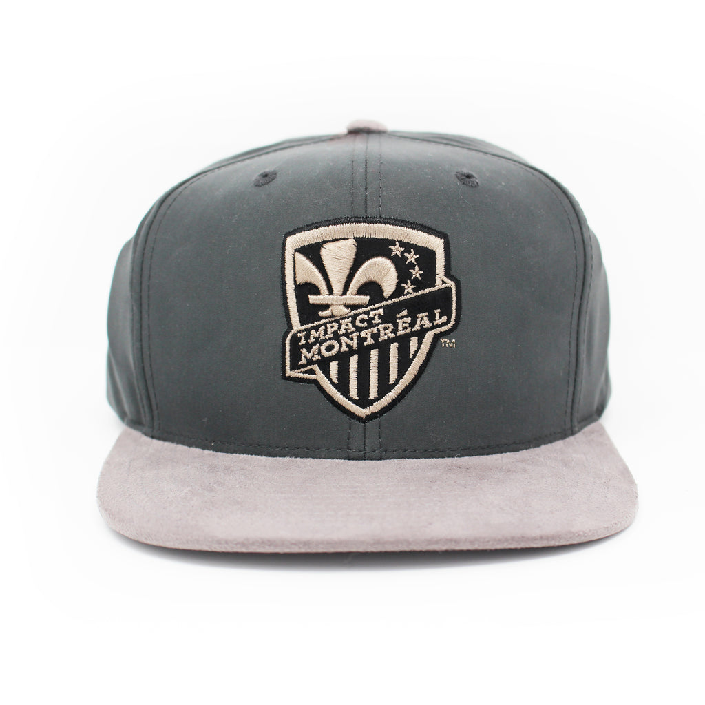 Mitchell And Ness Montreal Impact Buttery Melange Grey Snapback Hat