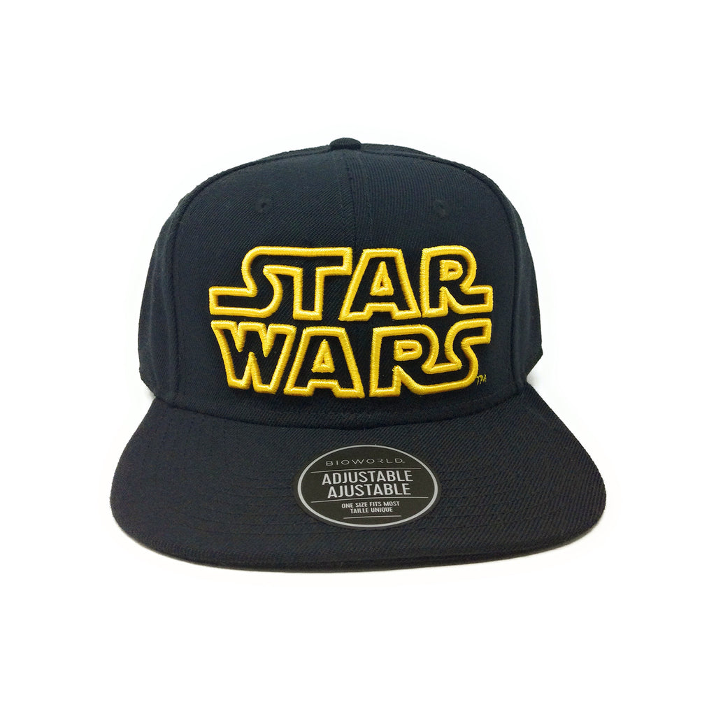 Bioworld Licensed Star Wars Logo Black Snapback Hat