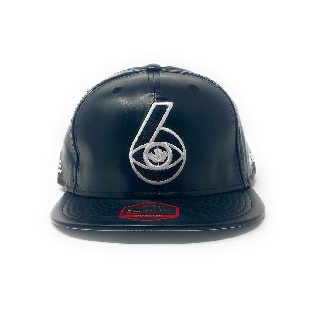 6 Visions - The Cap Guys TCG / Inspired Exclusives PU Black/White Strapback Cap