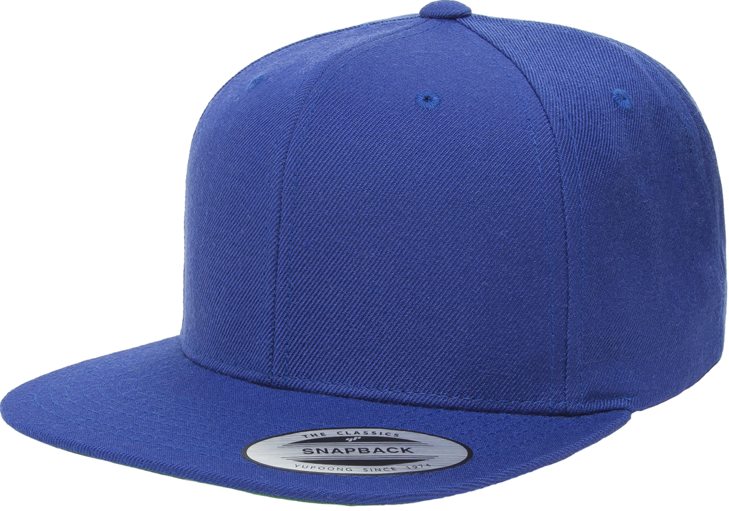 Flexfit 6089M Royal Premium Classic Snapback Hat
