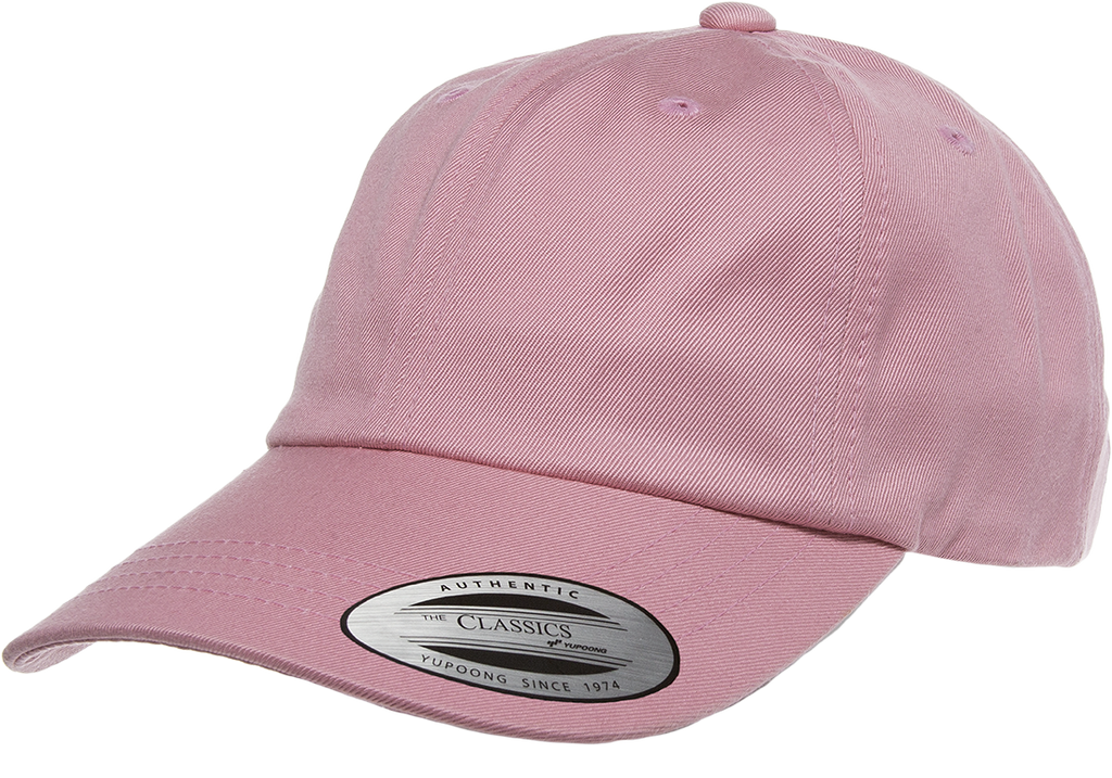 Flexfit 6245CM Pink Low Profile Cotton Twill Dad Hat