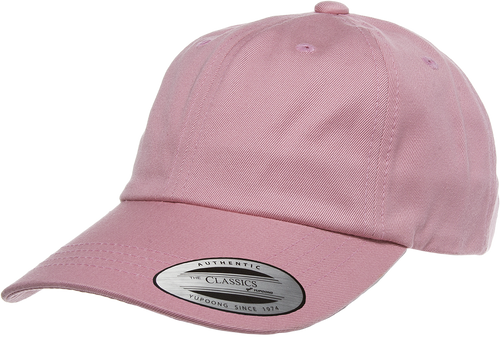 Flexfit 6245CM Pink Low Profile Cotton Twill Dad Hat