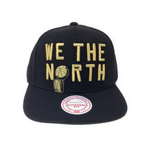 Load image into Gallery viewer, Mitchell and Ness Toronto Raptors We The North - 2019 Champions - Black/Gold Snapback Hat