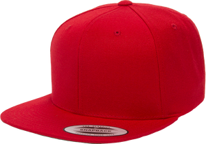 Flexfit 6089M Red Premium Classic Snapback Hat