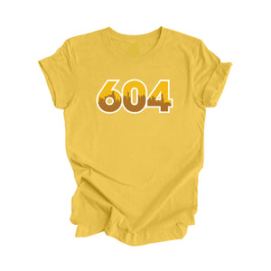 604 Vancouver British Columbia Canada Area Code City Skyline Gift - Unisex T-Shirt - Inspired X