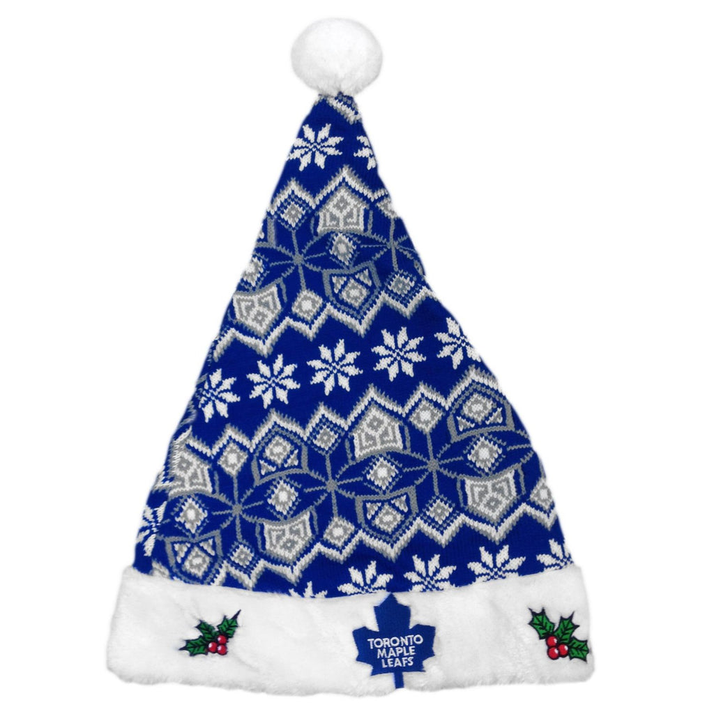 Toronto Maple Leafs Knit Santa Hat - One Size