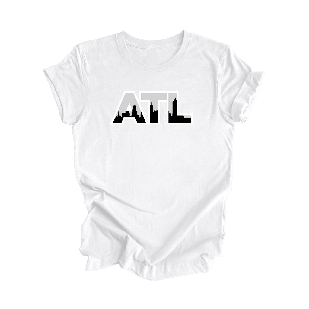 ATL Atlanta - Atlanta Georgia Gift T-Shirt - City Skyline Shirt - Inspired X