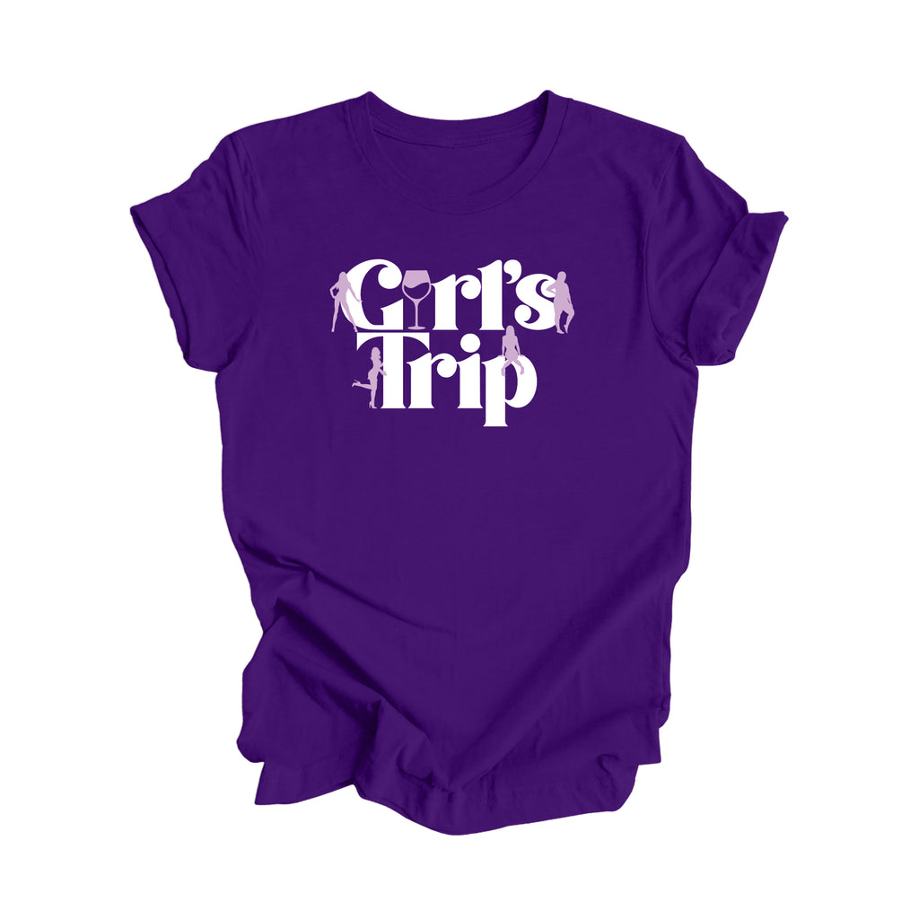 Girls Trip Shirt, Gift, Travel Shirt, Matching Vacation Shirts, Adventure Shirt, Road Trip Shirt, Matching Girls Shirt, Travel T-Shirt - Inspired X