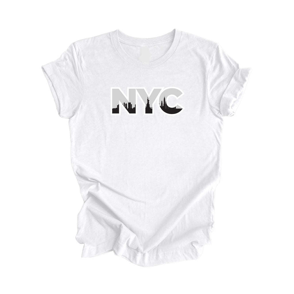 NYC New York - New York Gift T-Shirt - City Skyline Shirt - Inspired X