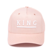 Load image into Gallery viewer, King Apparel Shadwell Curved Peak Blush Pink Snapback Hat